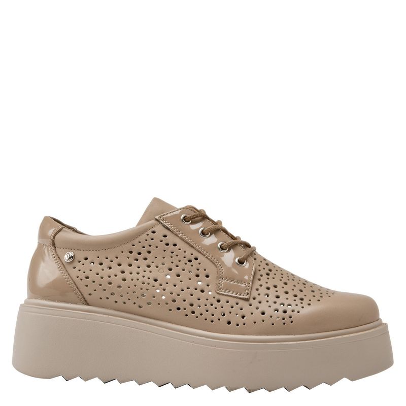 POLLINI - Zapatilla Urbana Mujer Beige Pollini