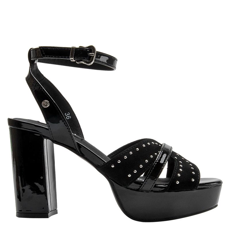 POLLINI - Sandalia K208 Mujer Negro Pollini