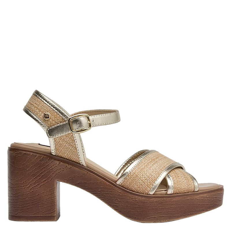 POLLINI - Sandalia K215 Mujer Beige Pollini