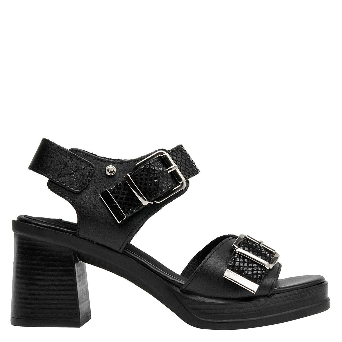 POLLINI - Sandalia K222 Mujer Negro Pollini