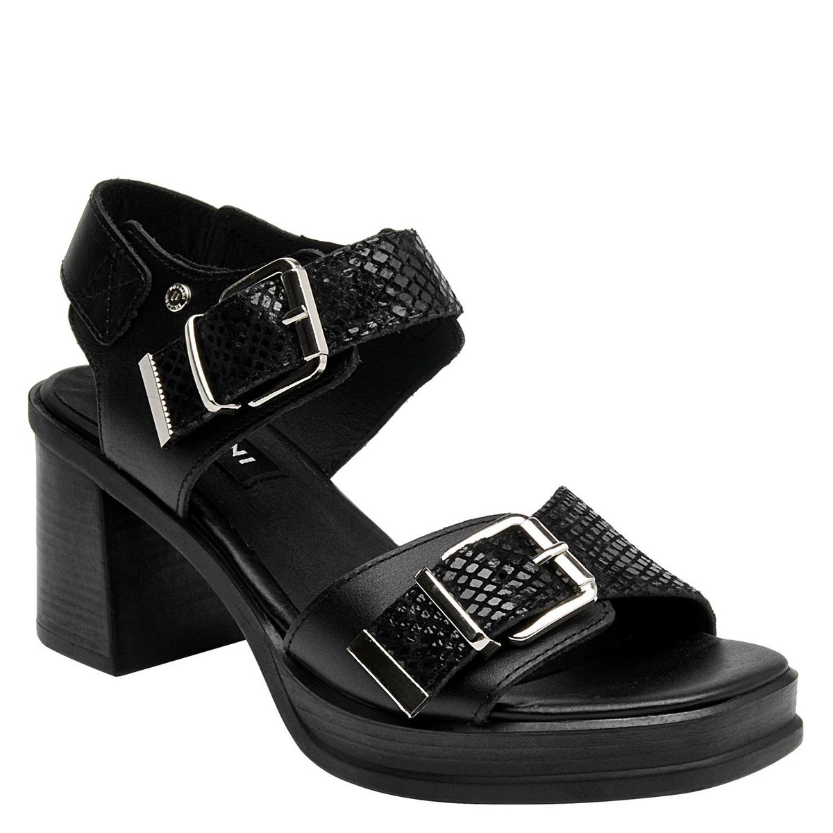 POLLINI - Sandalia K222 Mujer Negro Pollini
