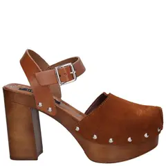 POLLINI - Sandalia K289 Mujer Cuero Café