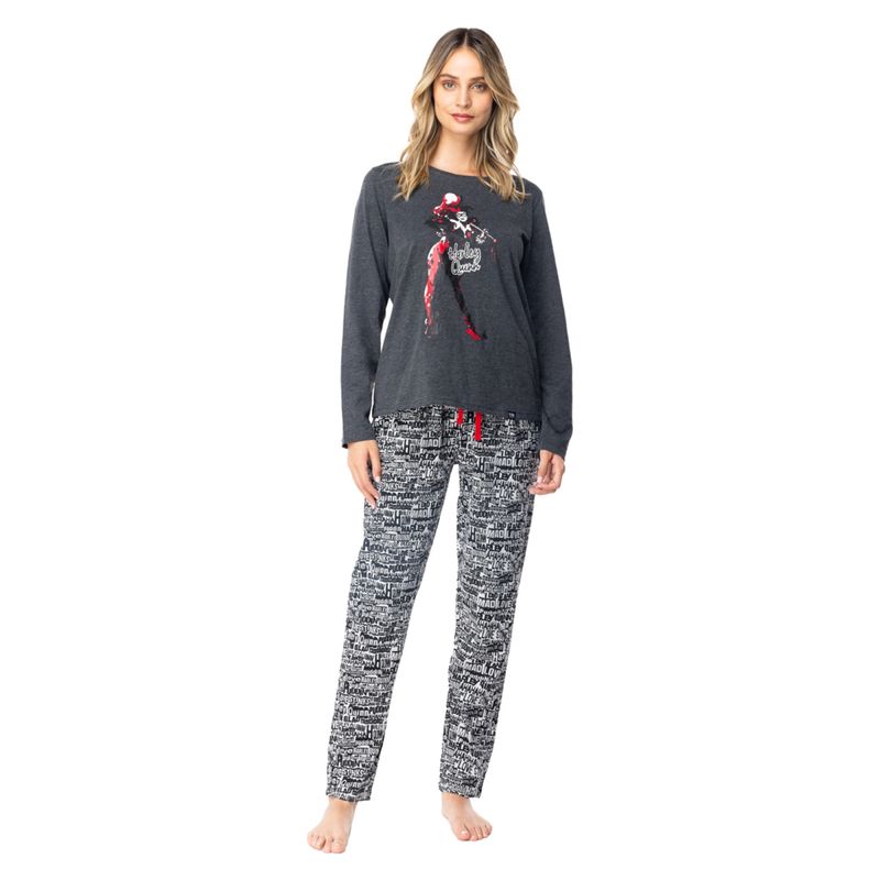 TOP - Pijama Manga Larga Mujer Top