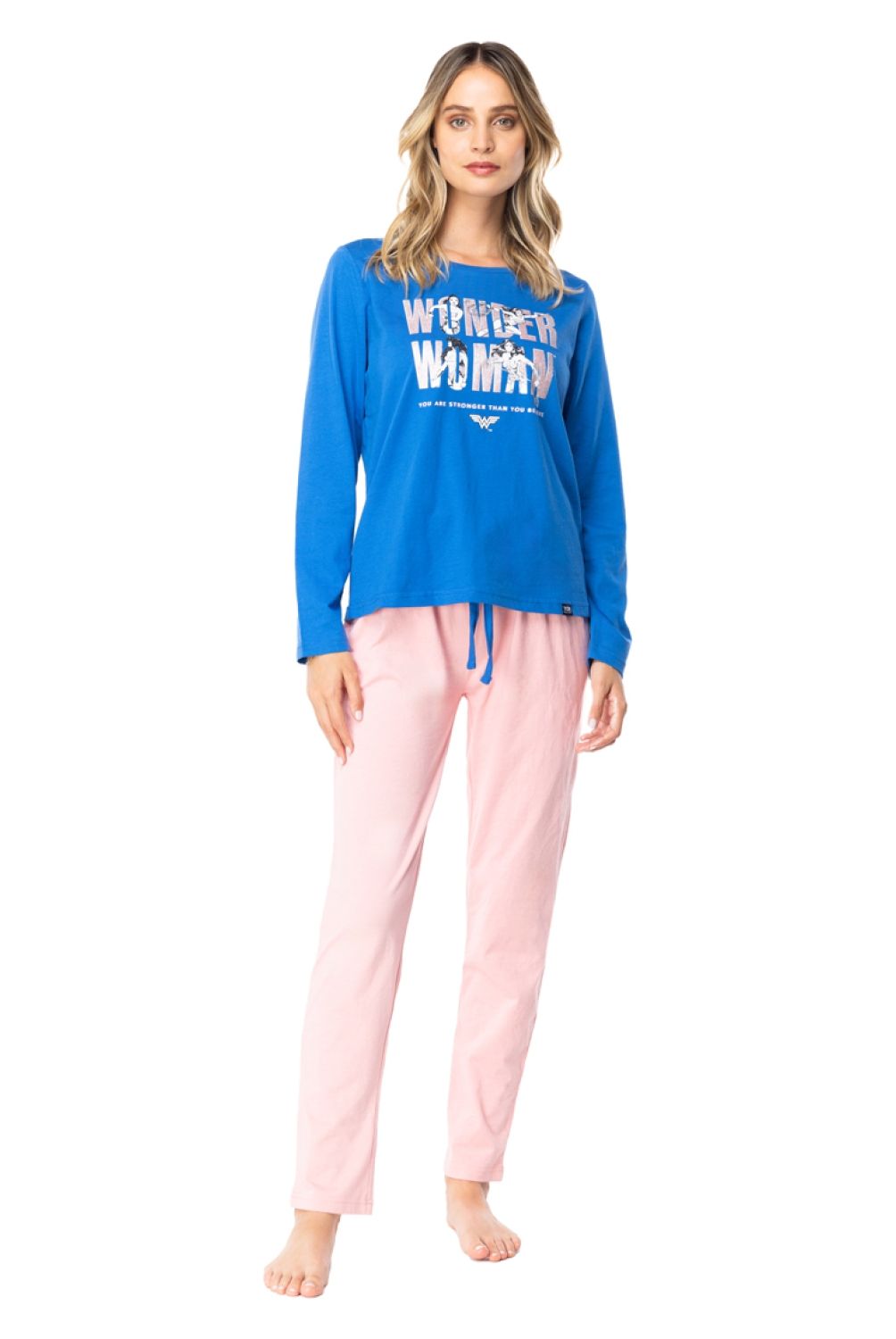 TOP - Pijama Manga Larga Mujer Top