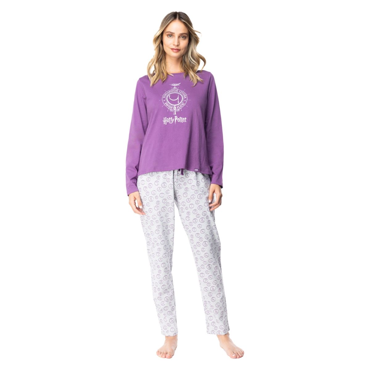 TOP - Pijama Manga Larga Mujer Top