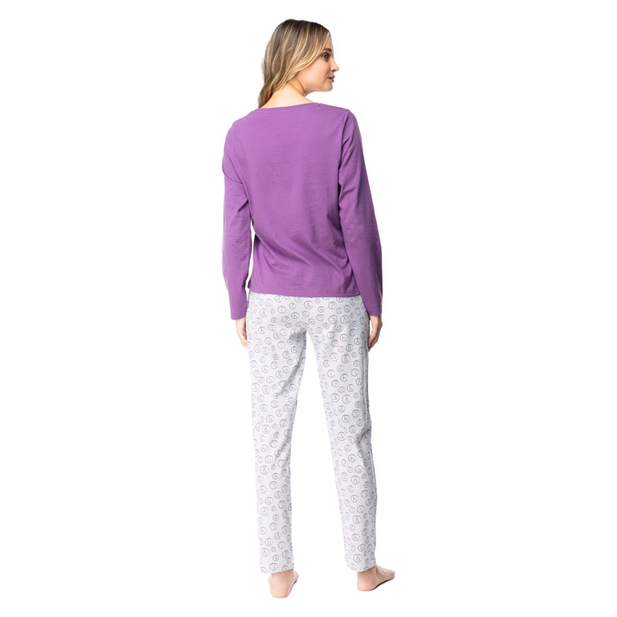 TOP - Pijama Manga Larga Mujer Top