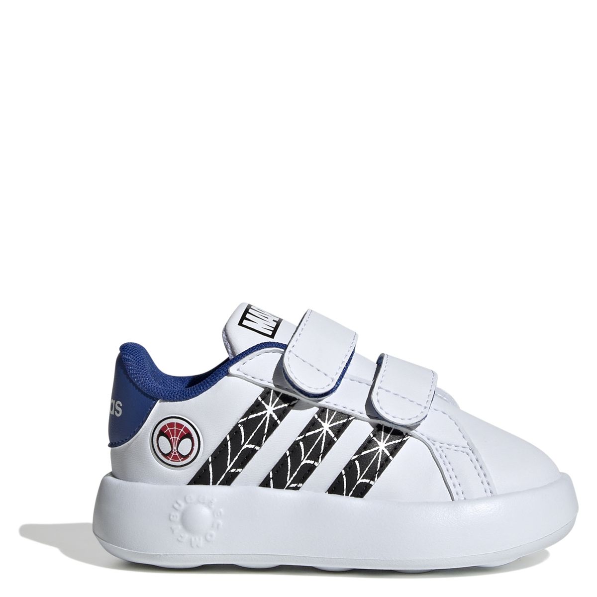 ADIDAS - Grand Court Spider-Man Zapatilla Urbana Niño Blanco (23 a 38) Adidas