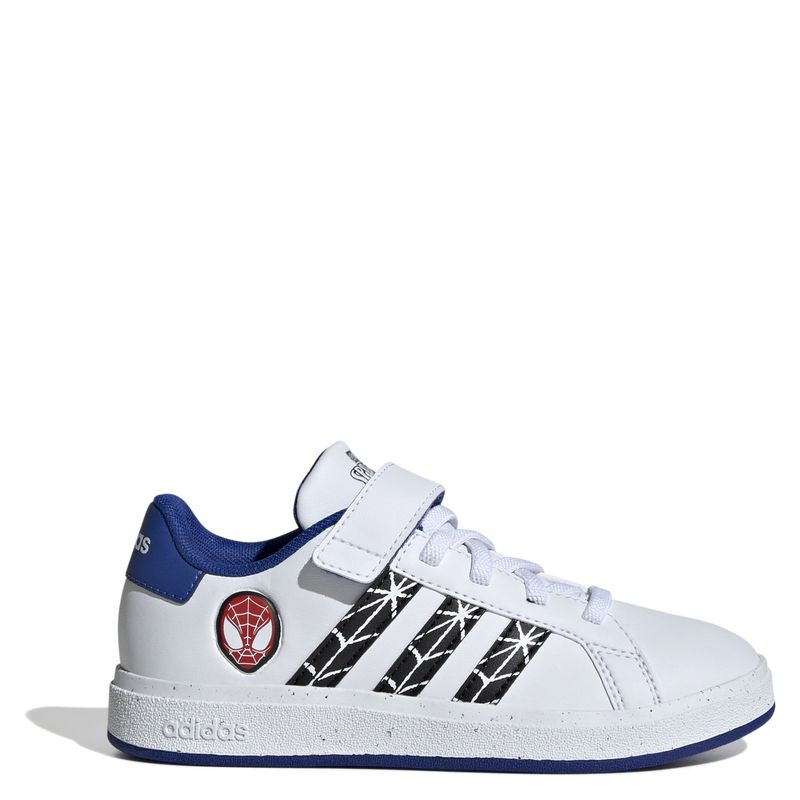 ADIDAS - Grand Court Spider-Man Zapatilla Urbana Niño Blanco (28 a 35) Adidas