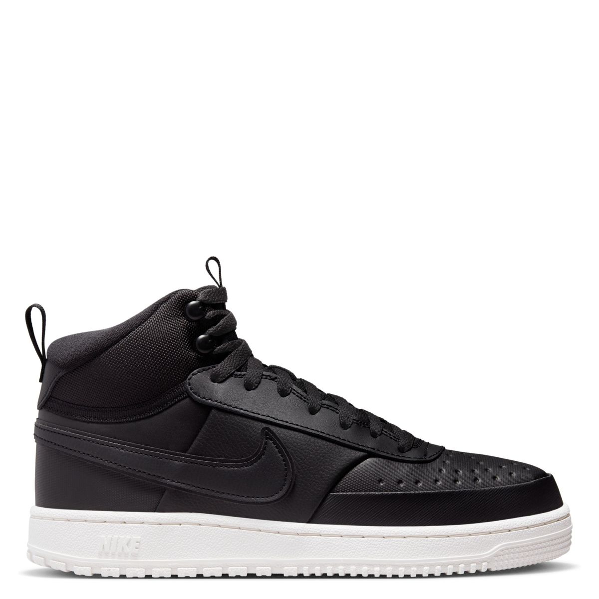 NIKE - Court Vision Mid Zapatilla Urbana Hombre Cuero Negro Nike