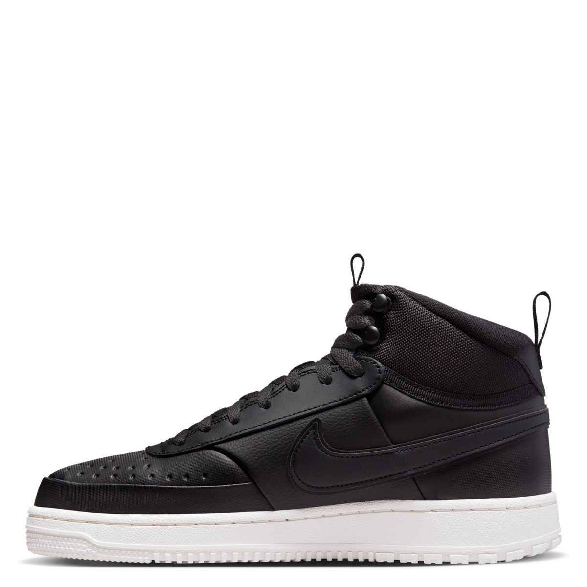 NIKE - Court Vision Mid Zapatilla Urbana Hombre Cuero Negro Nike