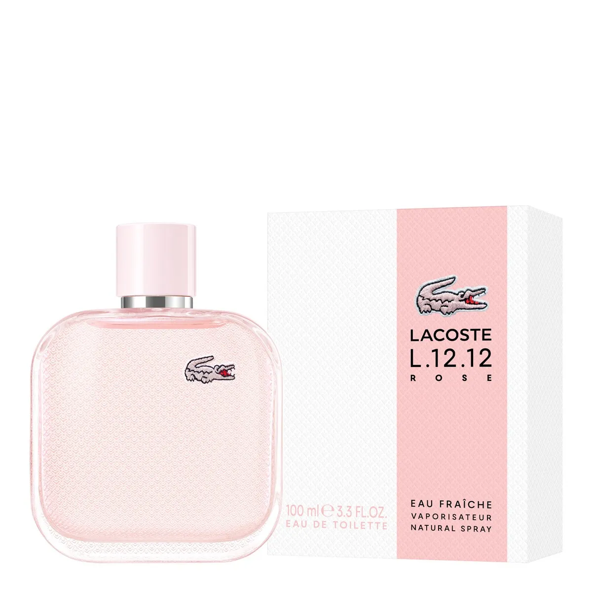 LACOSTE - Perfume Mujer L. 12. 12 Rose Eau Fraiche Edt 100 Ml Lacoste