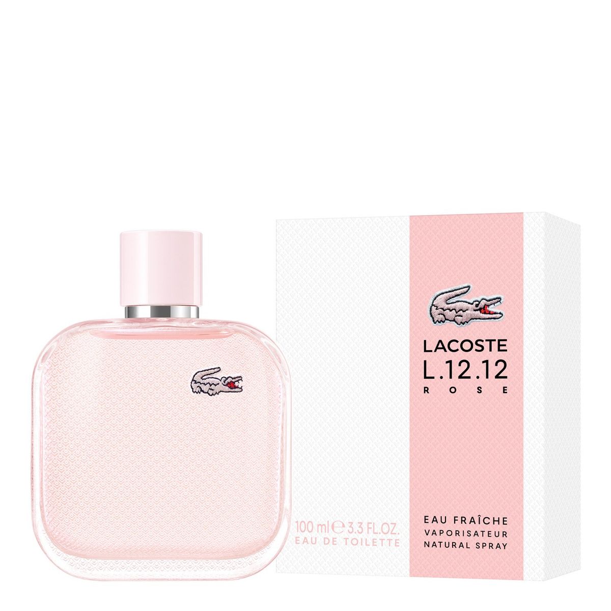 LACOSTE - Perfume Mujer L. 12. 12 Rose Eau Fraiche Edt 100 Ml Lacoste