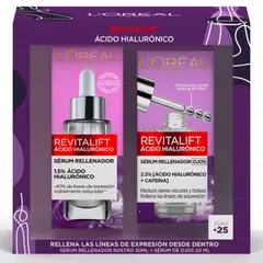 DERMO EXPERTISE - Rutina Serums Ácido Hialurónico: Sérum ojos + Sérum rostro
