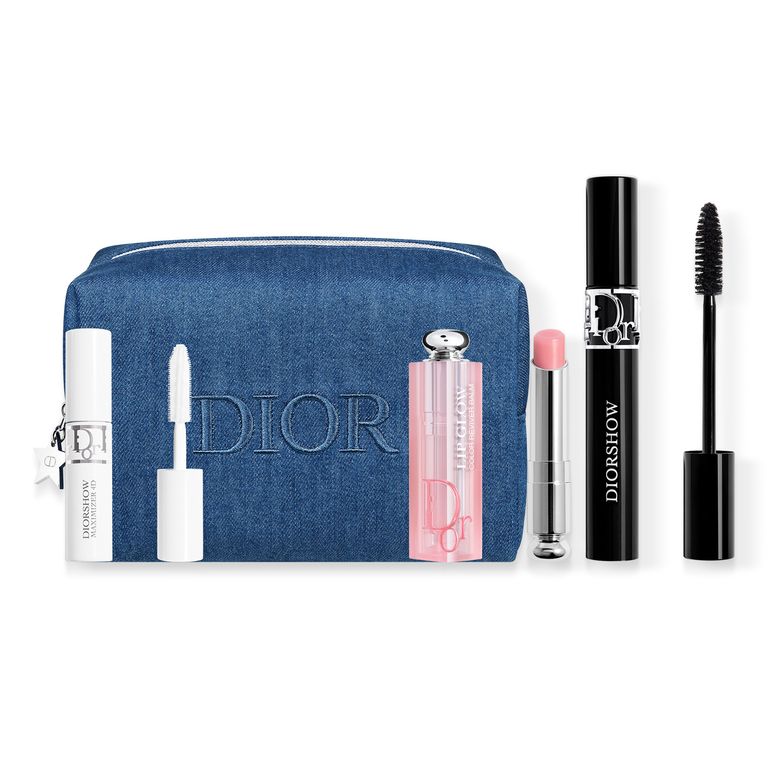 Cofre De Maquillaje Brillo Natural - Máscara De Pestañas, Bálsamo Labial Y Primer-Sérum De Máscara Dior