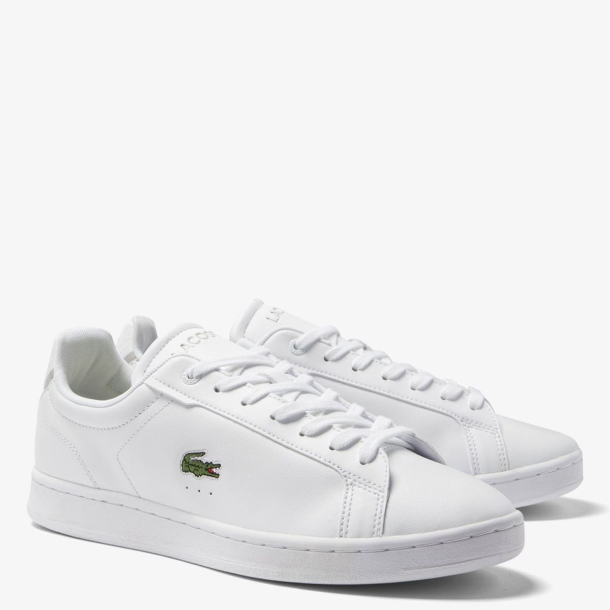 LACOSTE - Zapatilla Urbana Hombre Cuero Blanco Lacoste