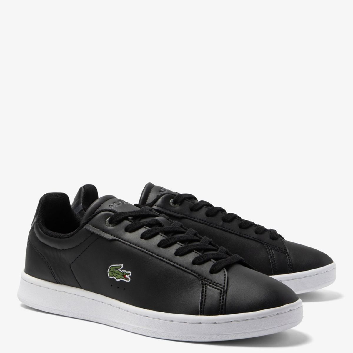 LACOSTE - Zapatilla Urbana Hombre Cuero Negro Lacoste