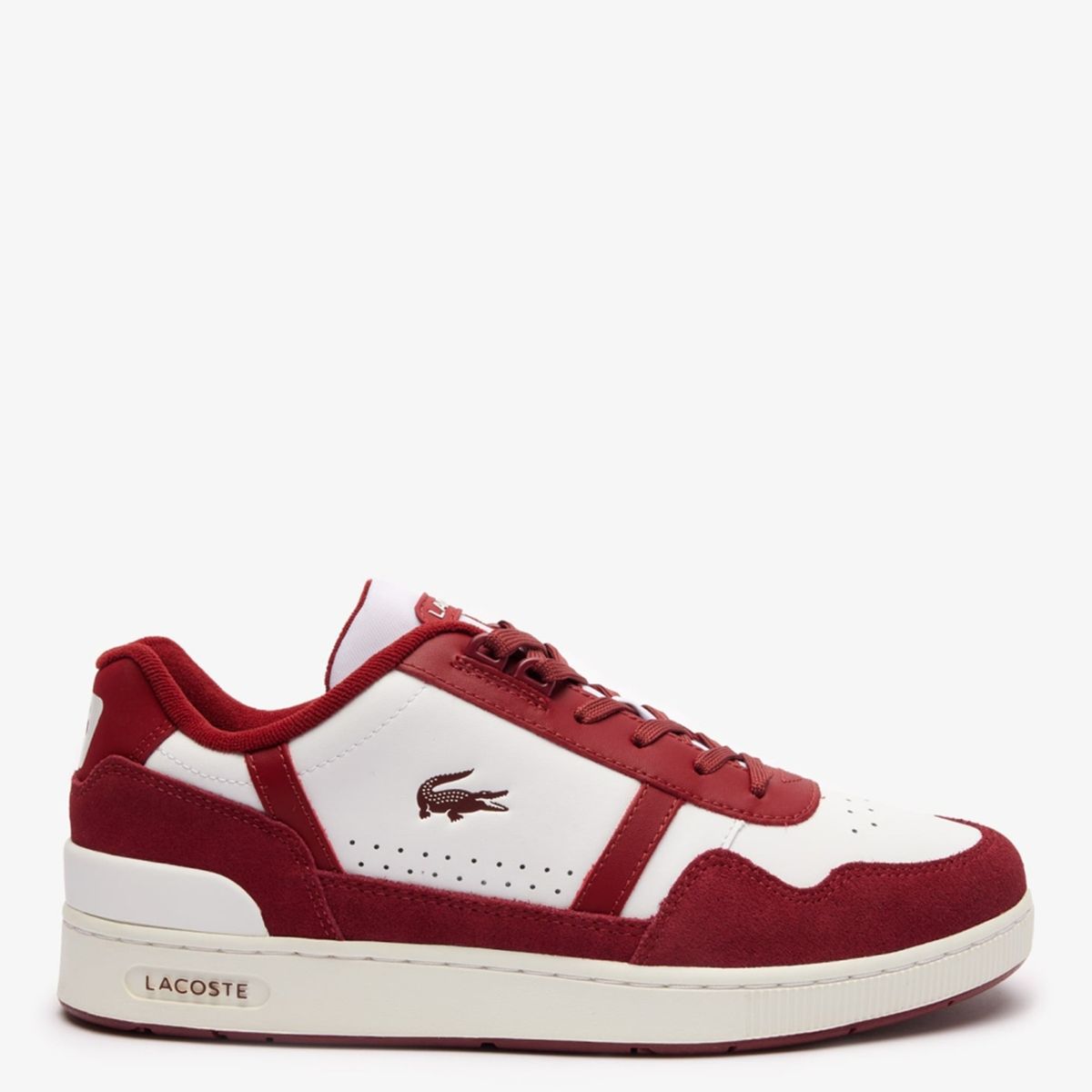 LACOSTE - Zapatilla Urbana Hombre Cuero Blanco Lacoste