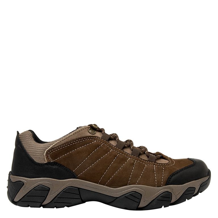 Zapatilla Outdoor y Trekking Hombre Cuero Cafe