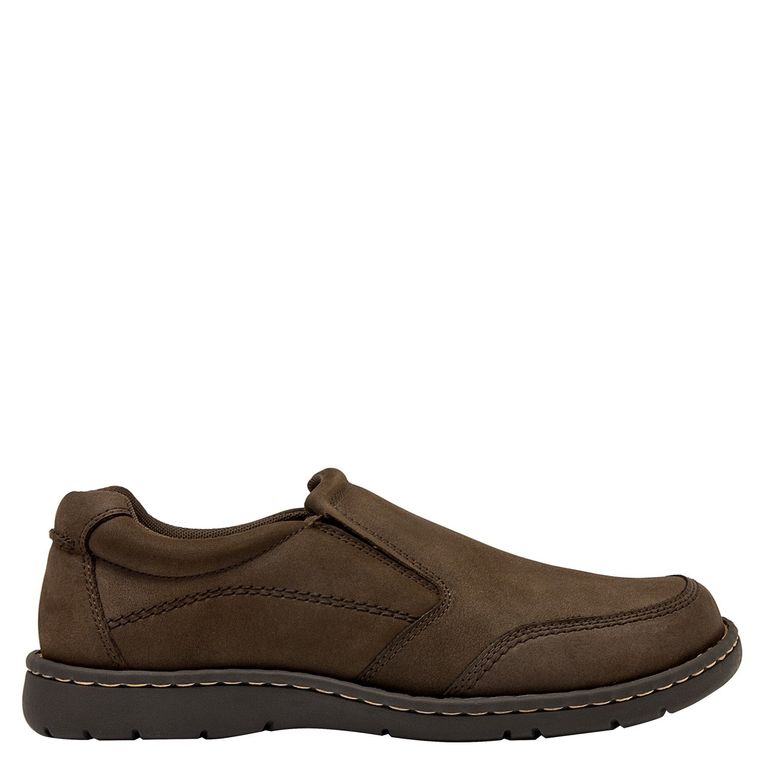 Zapato Casual Hombre Cuero Cafe