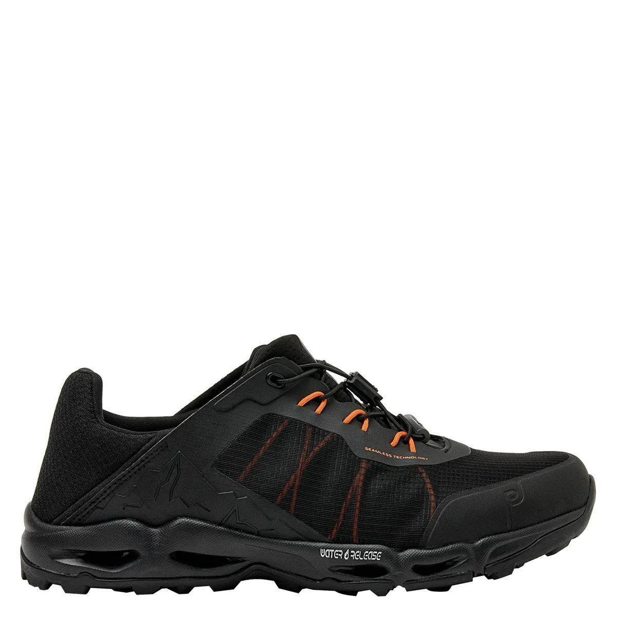 PJACK - Zapatilla Trail Running Hombre Negro Pjack