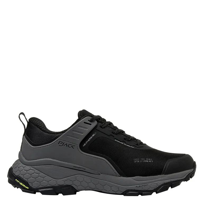Zapatilla Trail Running Hombre Negro