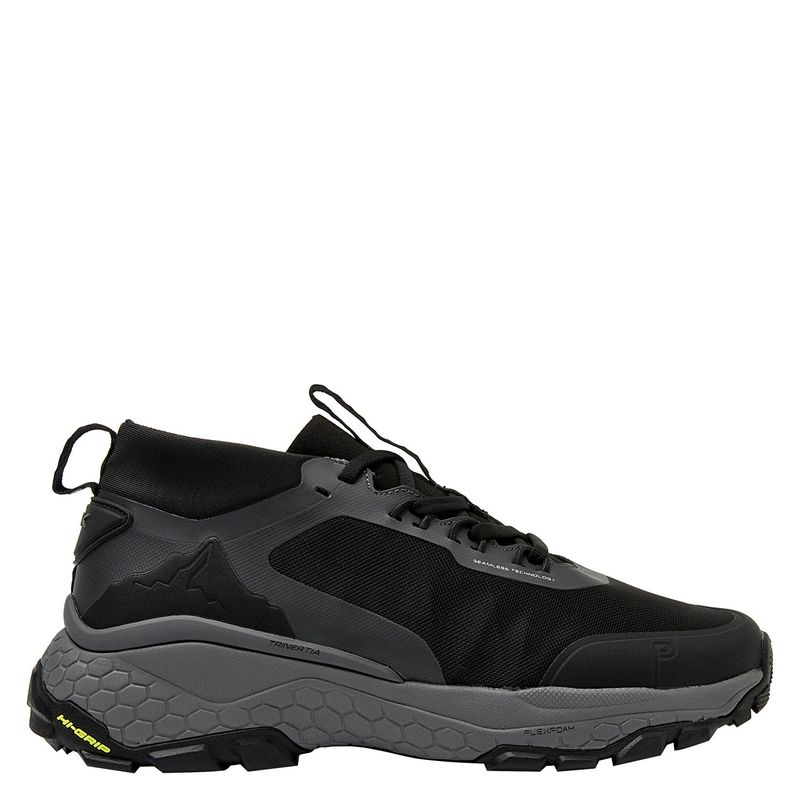 PJACK - Zapatilla Trail Running Hombre Negro Pjack