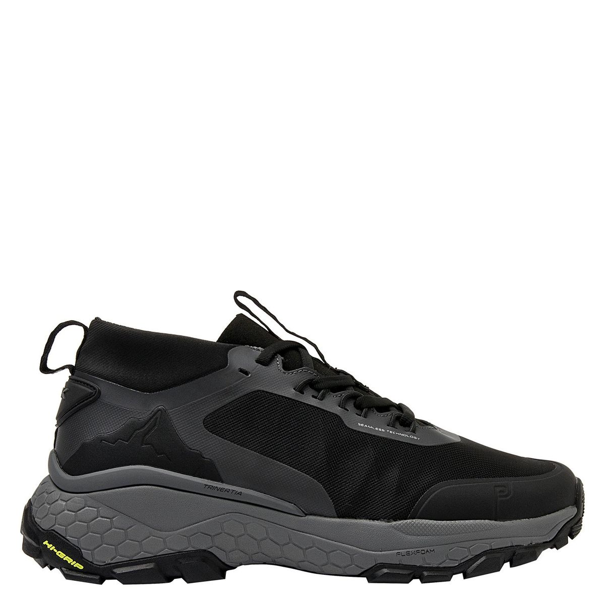 PJACK - Zapatilla Trail Running Hombre Negro Pjack