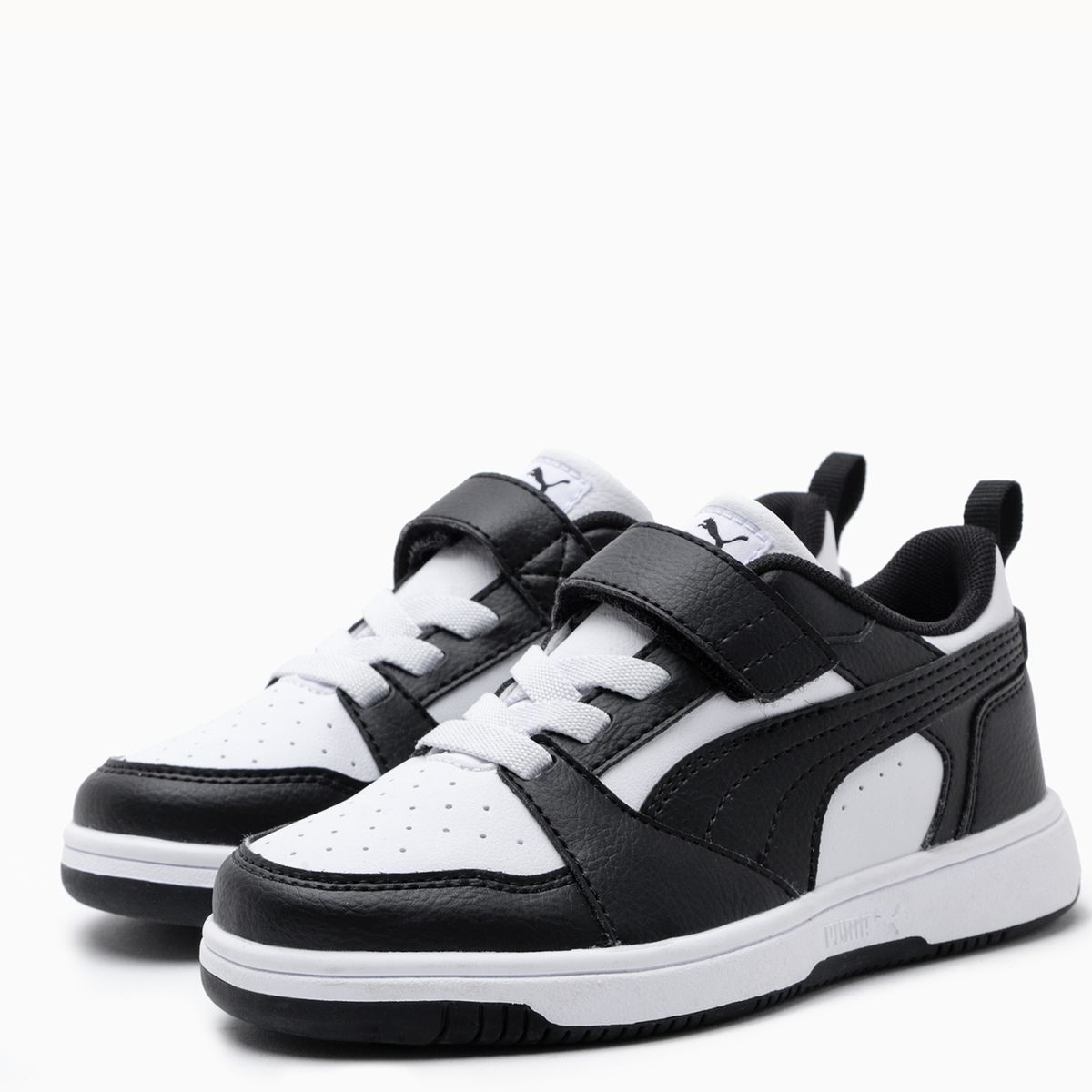 PUMA - Rebound Zapatilla Urbana Niño Negro (28 a 35) Puma