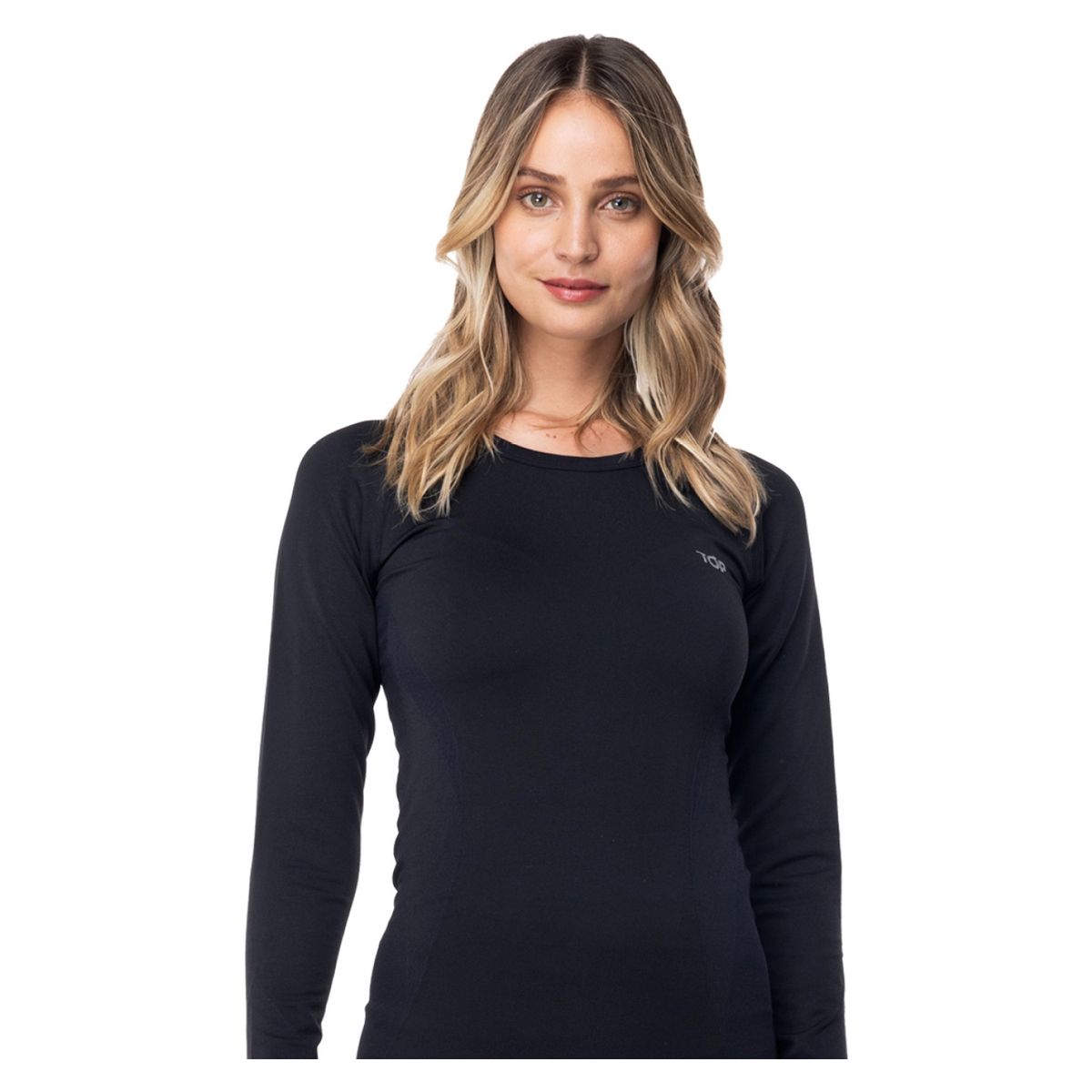 TOP - Polera Manga Larga Mujer Top