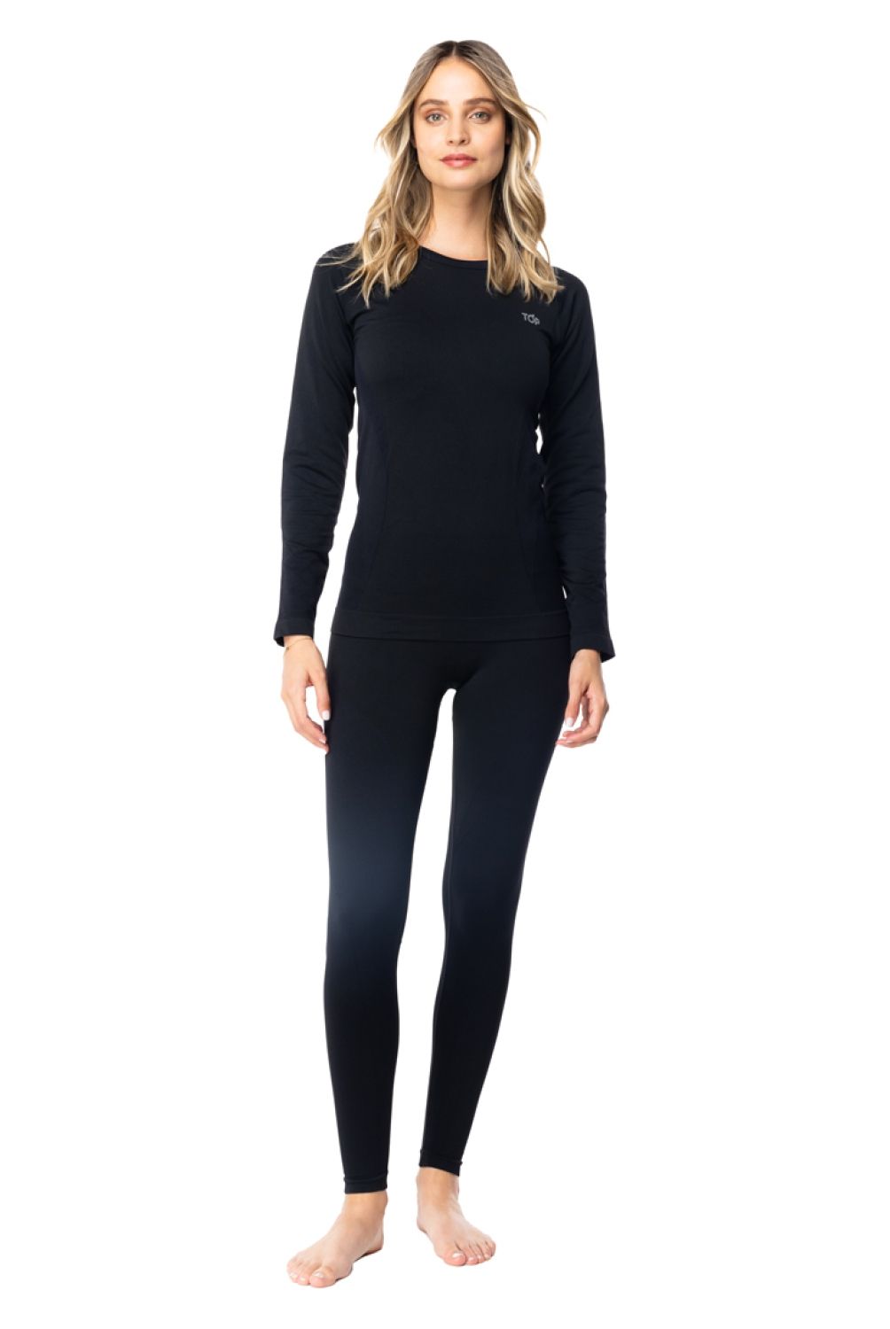 TOP - Polera Manga Larga Mujer Top