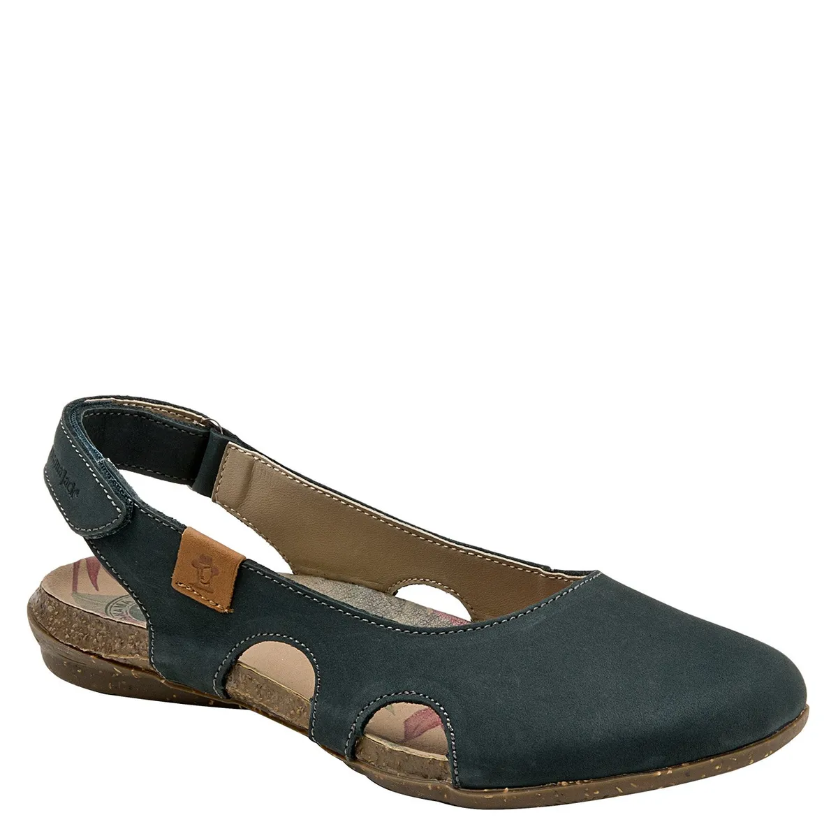 PANAMA JACK - Sandalia Mujer Cuero Azul Panama Jack