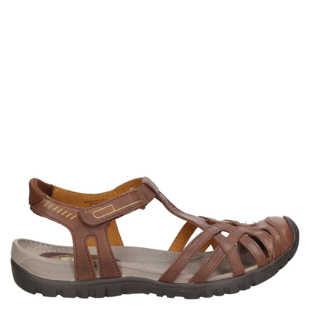 PANAMA JACK - Sandalia Mujer Cuero Cafe Panama Jack