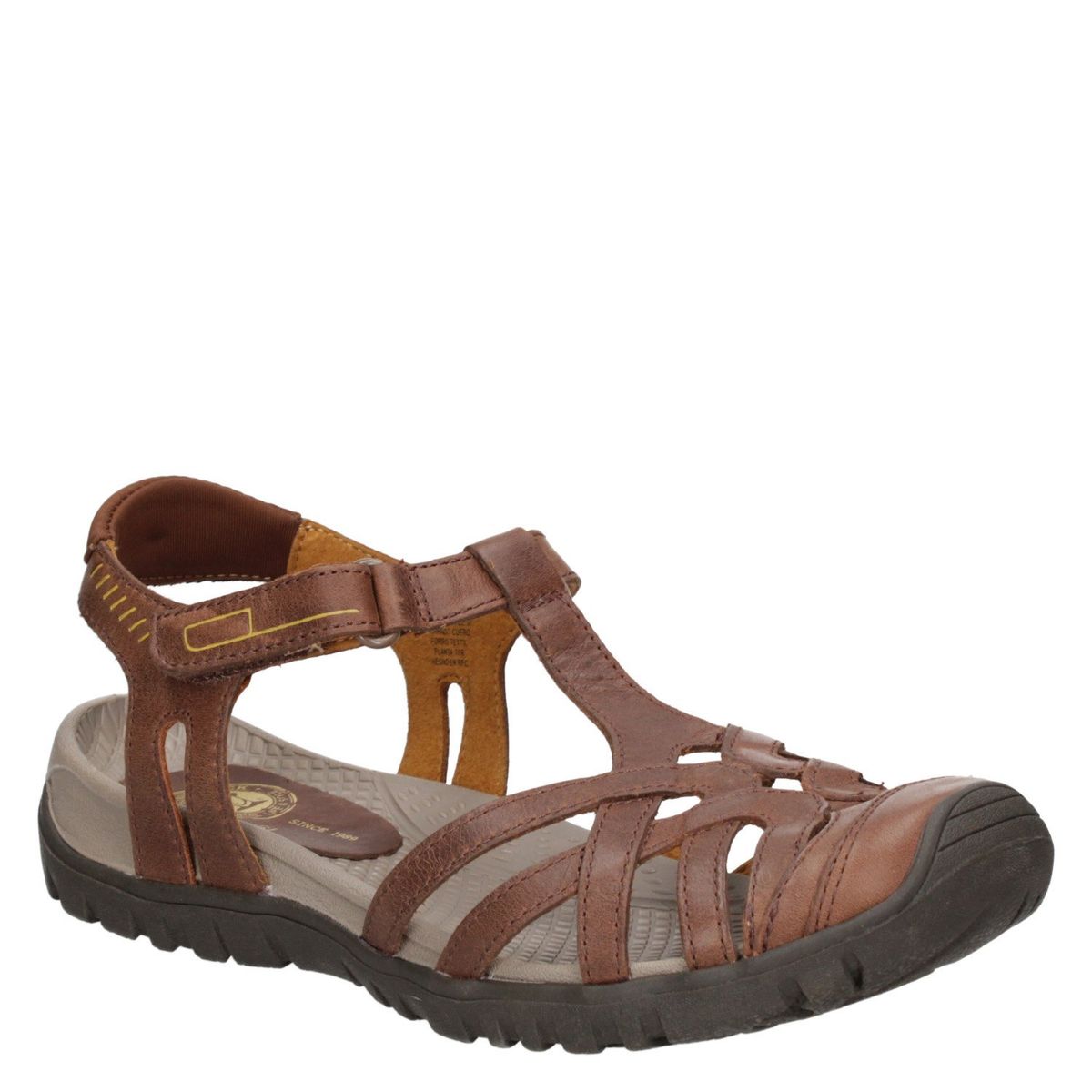 PANAMA JACK - Sandalia Mujer Cuero Cafe Panama Jack