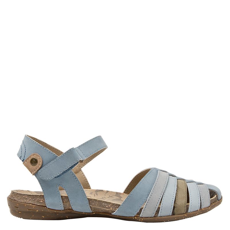 PANAMA JACK - Sandalia Mujer Cuero Azul Panama Jack