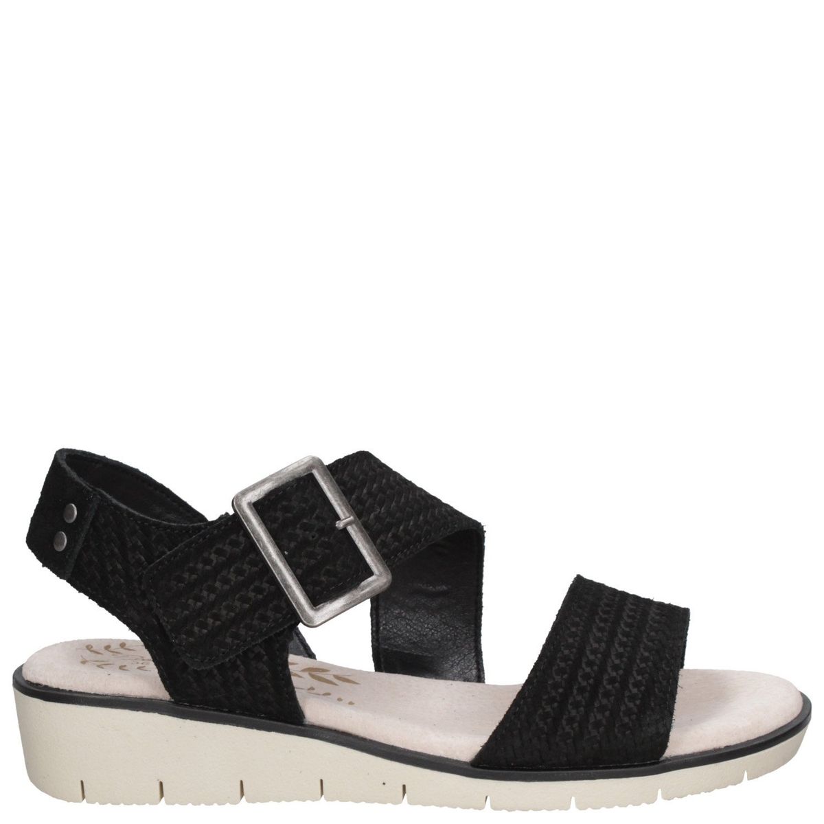 PANAMA JACK - Sandalia Mujer Cuero Negro Panama Jack