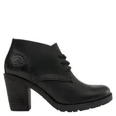 PANAMA JACK - Botin Mujer Cuero Negro