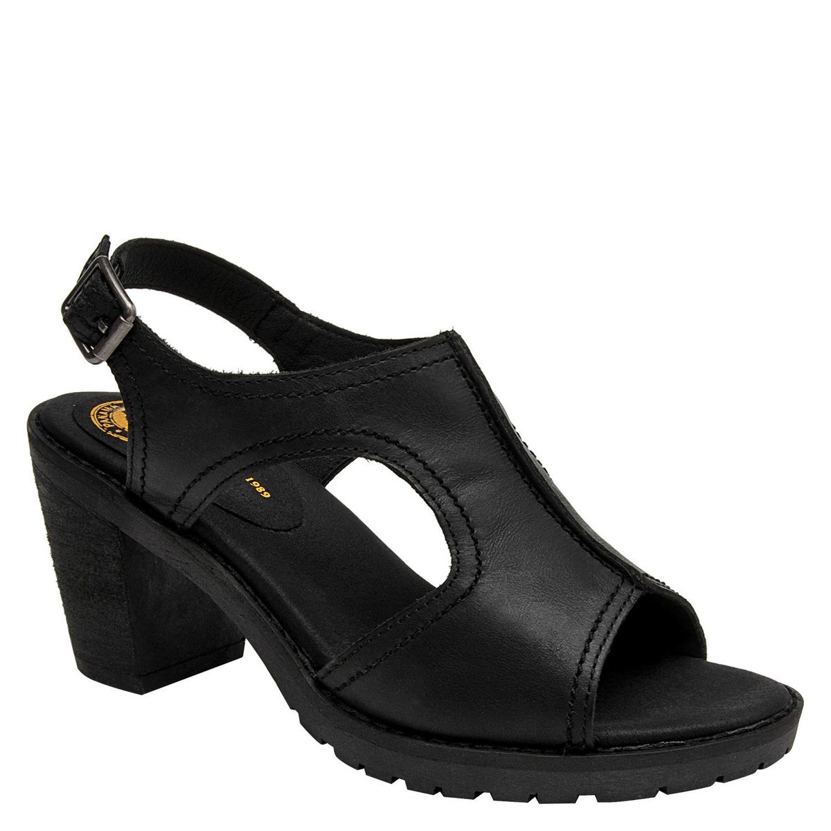 PANAMA JACK - Sandalia Mujer Cuero Negro Panama Jack