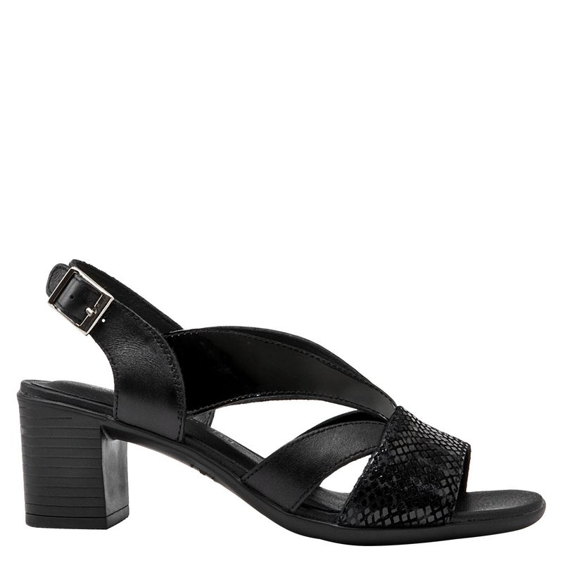BRUNO ROSSI - Sandalia Mujer Negro Bruno Rossi