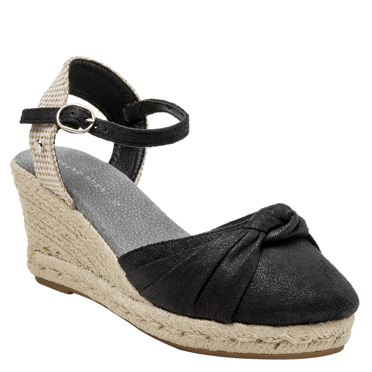 BRUNO ROSSI - Sandalia Mujer Negro Bruno Rossi