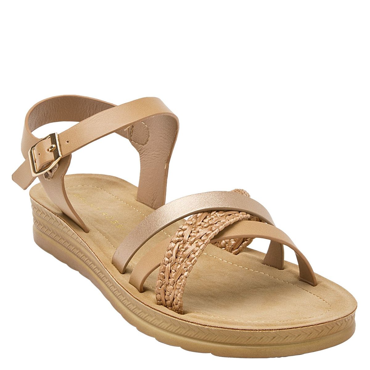 BRUNO ROSSI - Sandalia Mujer Beige/Khaki Bruno Rossi