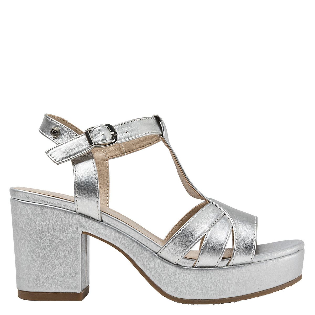 BRUNO ROSSI - Sandalia Mujer Gris Bruno Rossi