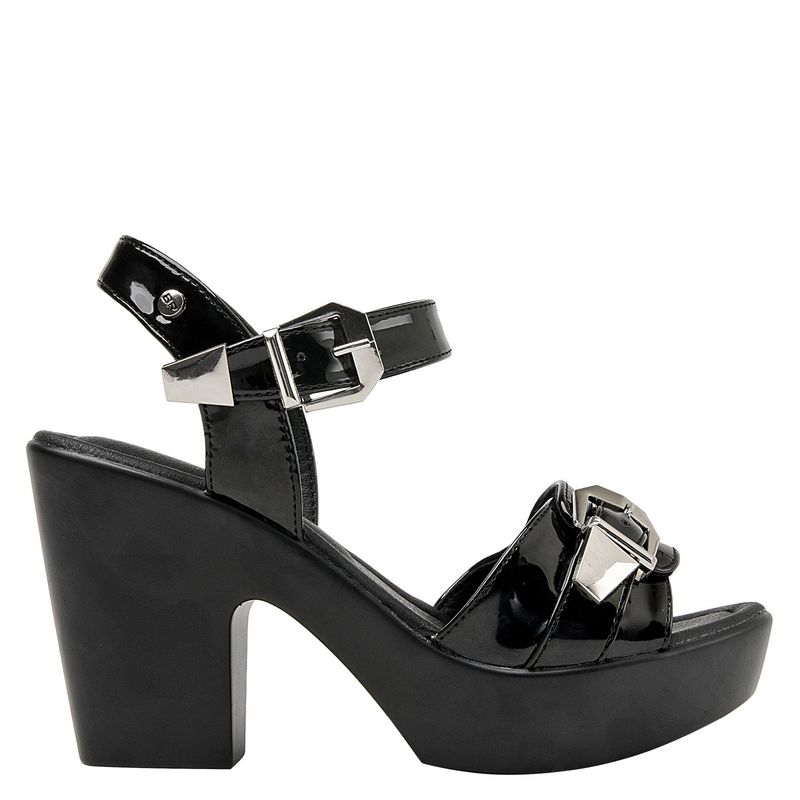 BRUNO ROSSI - Sandalia Mujer Negro Bruno Rossi