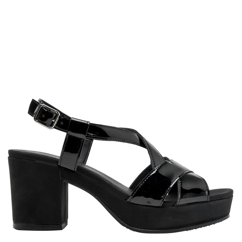BRUNO ROSSI - Sandalia Mujer Negro Bruno Rossi