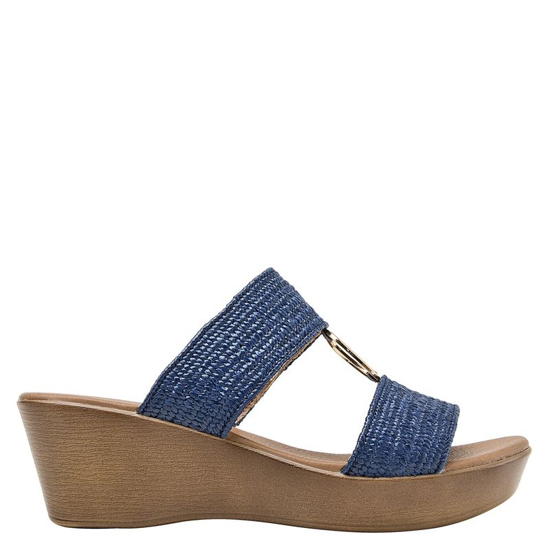 BRUNO ROSSI - Sandalia Mujer Azul Bruno Rossi