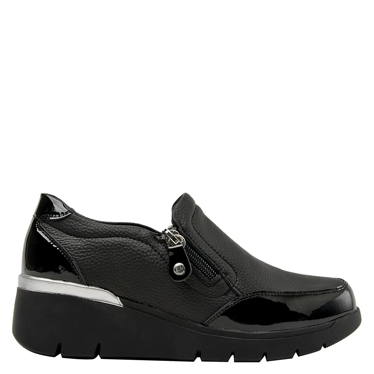 BRUNO ROSSI - Zapatilla Urbana Mujer Negro Bruno Rossi