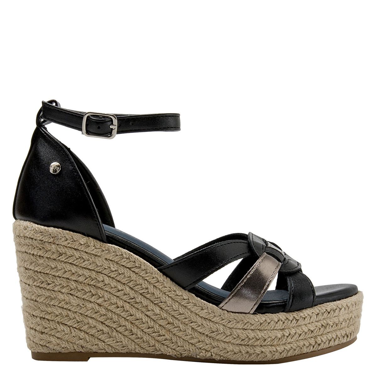 BRUNO ROSSI - Sandalia Mujer Negro Bruno Rossi