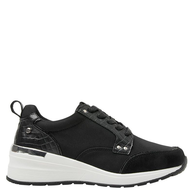 BRUNO ROSSI - Zapatilla Urbana Mujer Negro Bruno Rossi