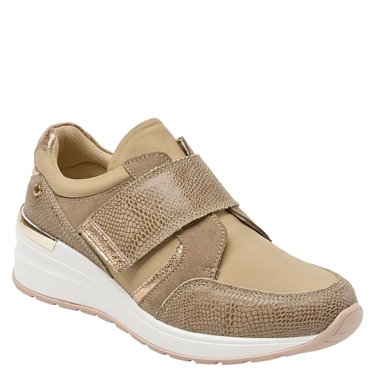 BRUNO ROSSI - Zapatilla Urbana Mujer Beige/Khaki Bruno Rossi