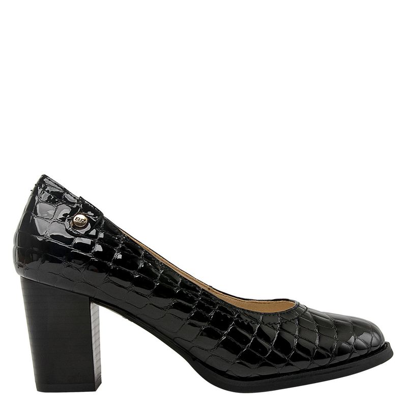 BRUNO ROSSI - Zapato Formal Mujer Cuero Negro Bruno Rossi