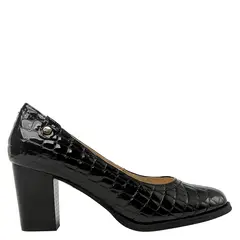 BRUNO ROSSI - Zapato Formal Mujer Cuero Negro